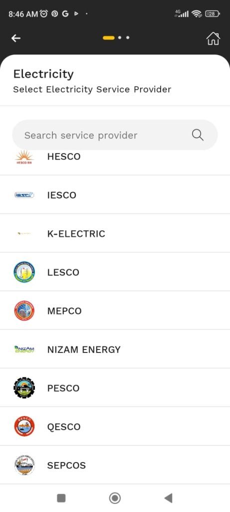 MEPCO Bill payment via Jazzcash