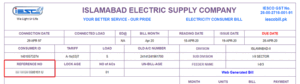iesco bill reference number